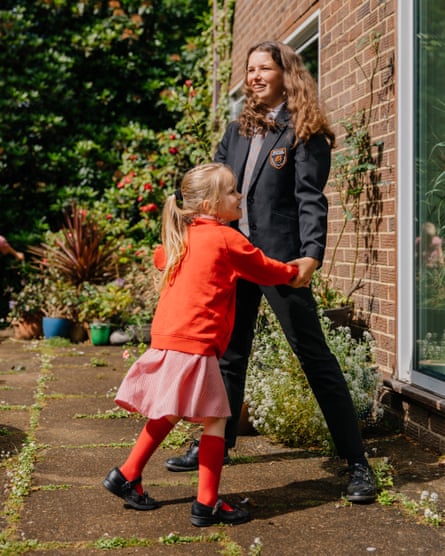 Tilly Ryder Richardson (on right) playing with Kristi Sych