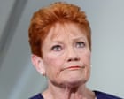 Australian politics live: Pauline Hanson offers qualified apologies to Albanese and Indigenous Australians over podcast comments