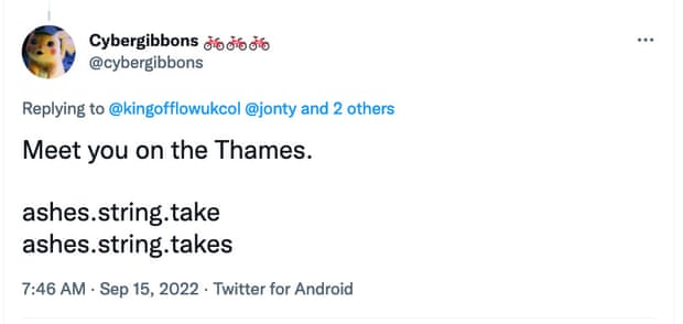 An example of What3Words providing two similar locations very close together and therefore confusing users