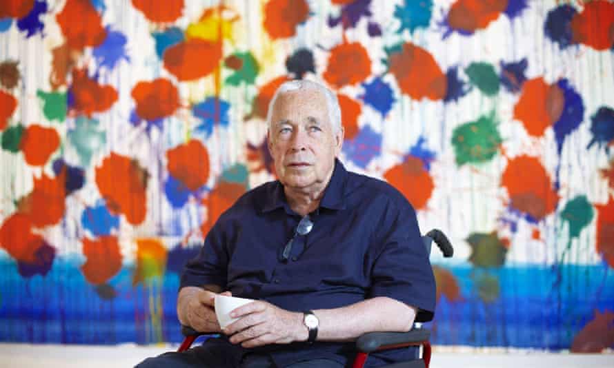 Howard Hodgkin unveils As Time Goes By at the Cristea Gallery, London, in 2009.