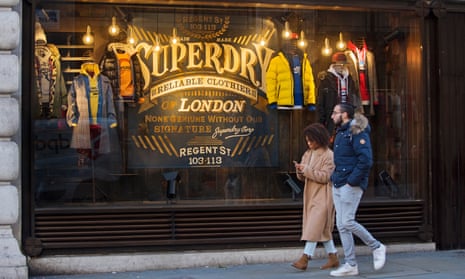 A photo of the Superdry Store on Regent Street, London.