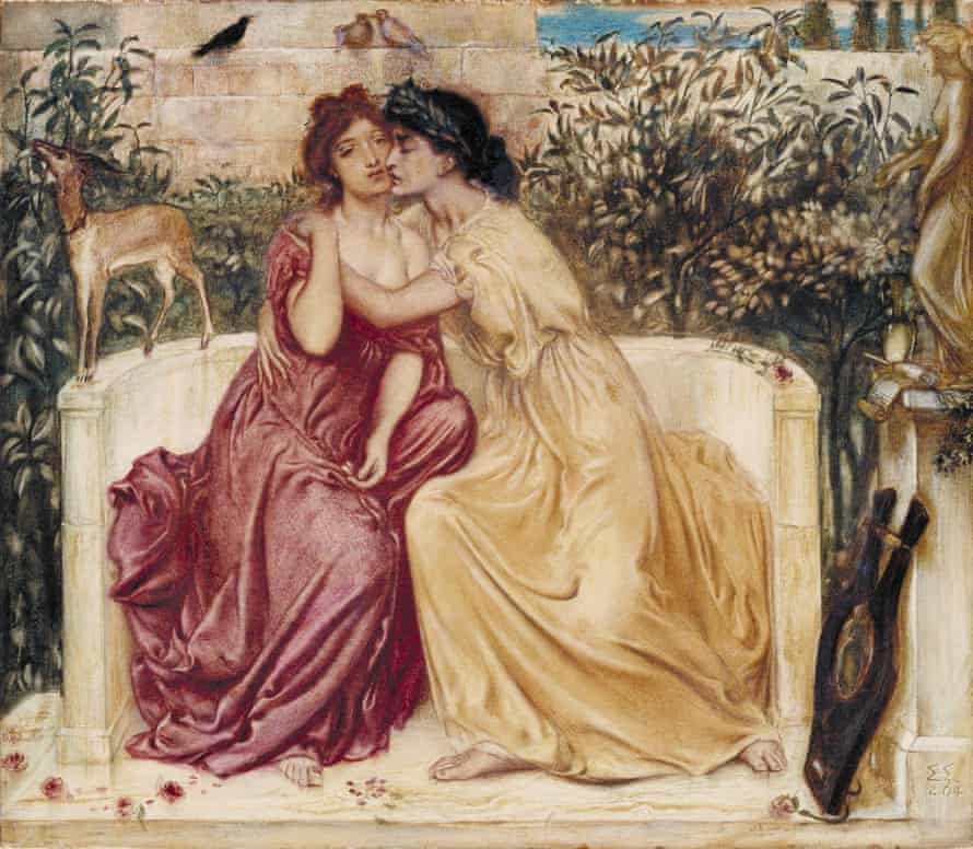 The art’s desire … Sappho and Erinna in a Garden at Mytilene.