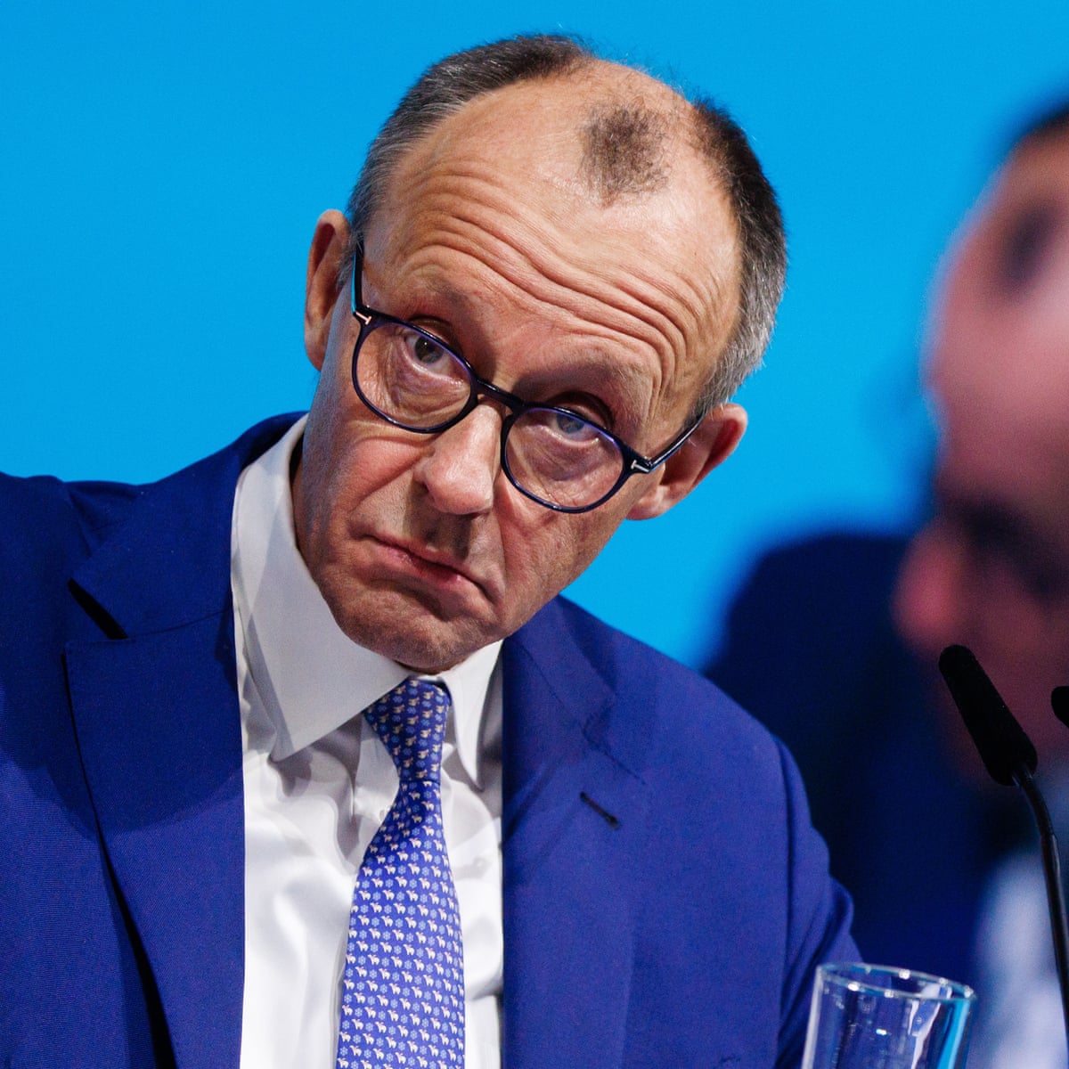 Merz doubles down on gambit with German far right in combative speech | Germany | The Guardian