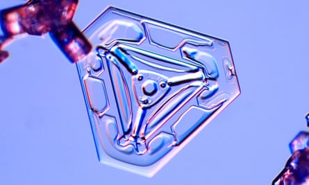 A ‘triangular’ snowflake.
