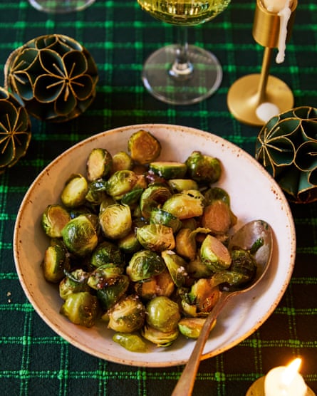 Chantelle Nicholson’s roast miso brussels sprouts.