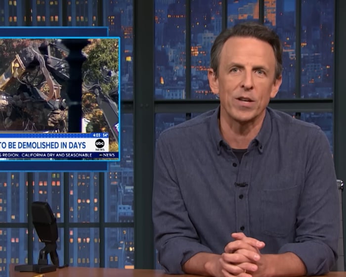 Seth Meyers on Trump’s White House ballroom: ‘This couldn’t be any more of a bait and switch’
