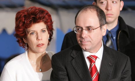 Israeli Foreign Minister Silvan Shalom and his wife Judy Shalom Nir-Mozes