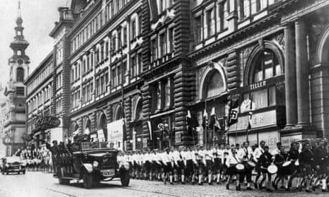 Nazi troops in Vienna after Austria’s annexation.
