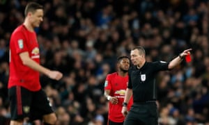 Manchester City 0 1 Manchester United 3 2 Agg Carabao Cup Semi Final Second Leg As It Happened Football The Guardian