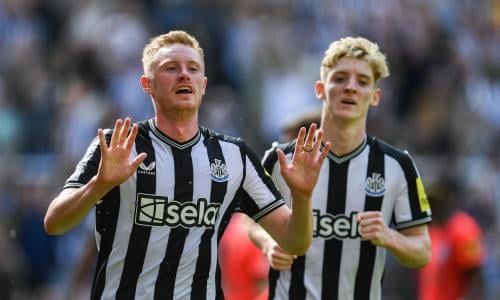 Newcastle's European hopes dented by Brighton despite Longstaff leveller | Premier League | The Guardian