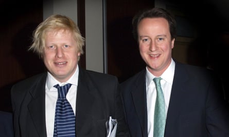 Boris Johnson et David Cameron en 2006.
