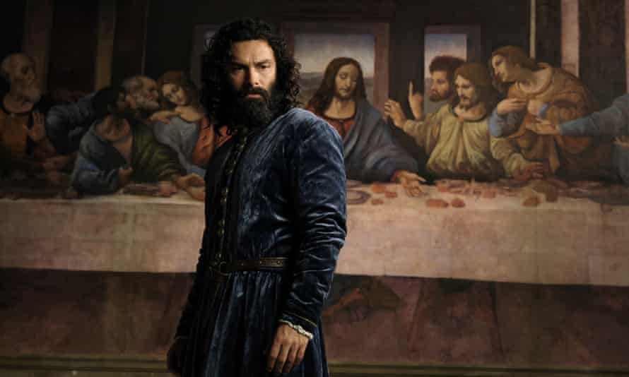 Aidan Turner as Leonardo.