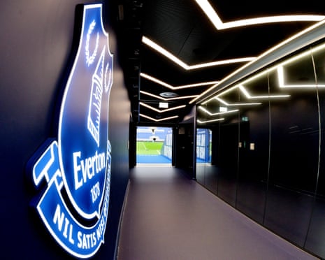 A view inside EvertonâÂÂs Hill Dickinson stadium.