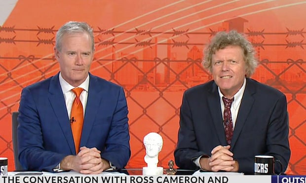Ross Cameron, left, with Rowan Dean on Outsiders