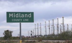 Oil rigs in Midland, Texas on 17 November 2016.
