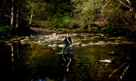 Andy Pietrasik fishing in the Lake District.