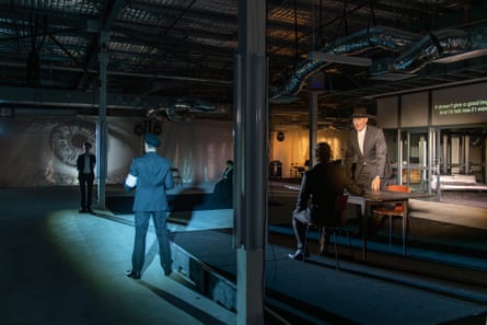 Philip Glass’s take on Franz Kafka’s the Trial – set in a former Flight Centre office in a Perth shopping mall.