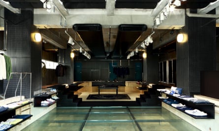 The Pool store, with clothes and miscellany arranged for purchase, in Tokyo, Japan.