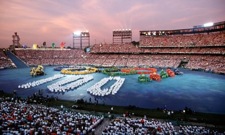 The opening ceremony of the Atlanta Olympic Games 1996