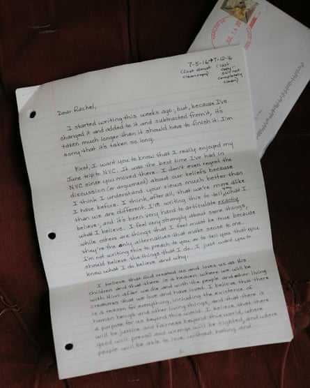 A handwritten letter