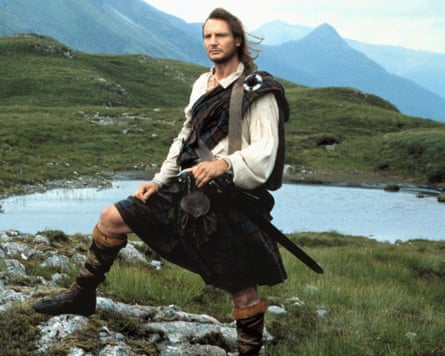 Liam Neeson stars as Rob Roy.