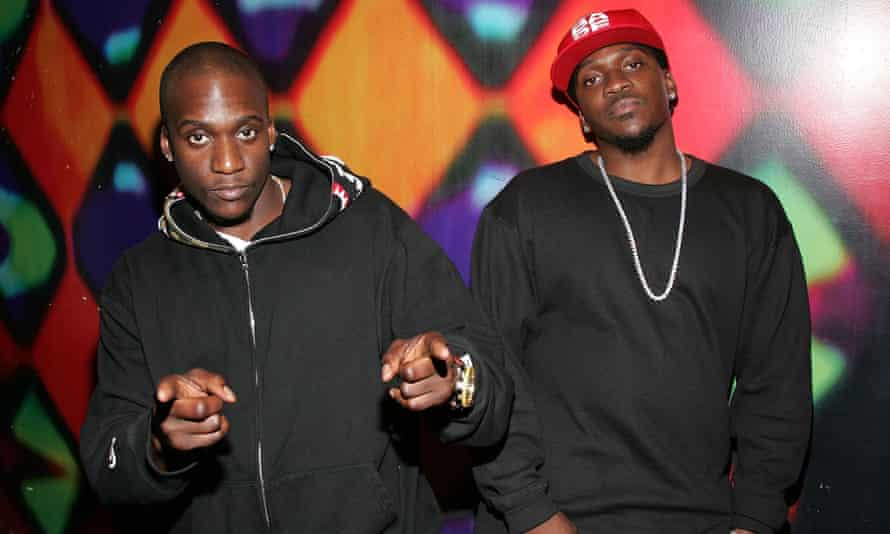 Pusha T with his brother Gene AKA Malice in Clipse, 2006.