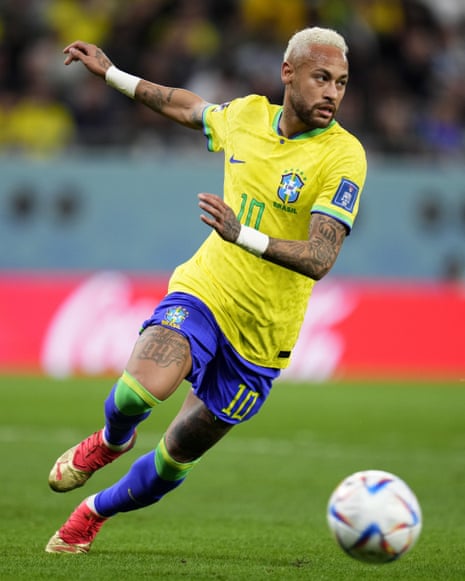 Croatia v Brazil: World Cup 2022 quarter-final – live | World Cup 2022 6 Brazil's Neymar dribbles