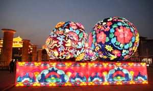 New Year lanterns in Xi’an, China, on December 30.