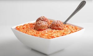 Spaghetti and meatballs April Fools’ Day dinner cookie