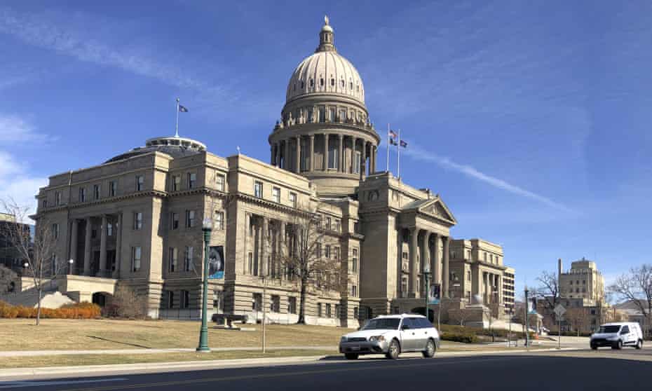 The Idaho statehouse in Boise. The five rural counties voted Tuesday in favor of considering a permanent move into Idaho.