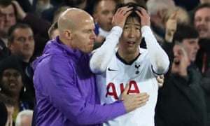 Son Heung Min In Text Message Contact With Andre Gomes After Serious Injury Football The Guardian