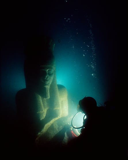 Colossal statue of god Hapy, Thonis-Heracleion