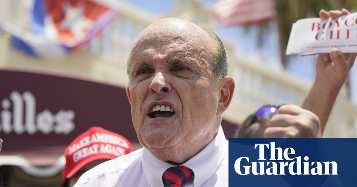 Rudy Giuliani says ‘I committed no crime’ while working for Trump