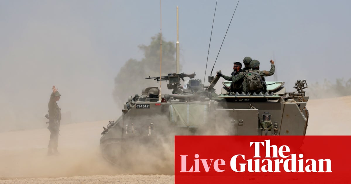 Middle East crisis live: Hamas ‘reviewing new Israeli ceasefire proposal'