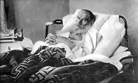 Leo Tolstoy as an old man.