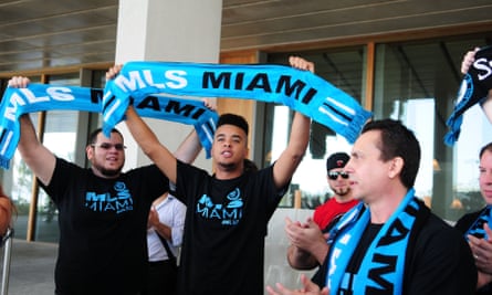 Miami MLS fans at the PAMM Art Museum in 2014.