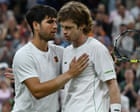 Alcaraz marches past Rublev while Khachanov and Fritz ease into Wimbledon last eight