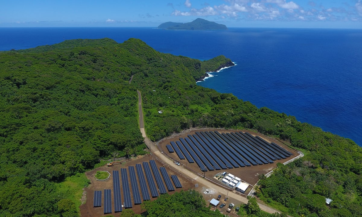 South Pacific Island Ditches Fossil Fuels To Run Entirely On Solar Power Solar Power The Guardian