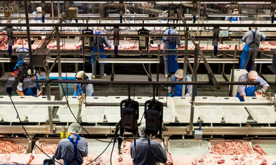 Horsens meat plant in northern Denmark, run by Danish Crown