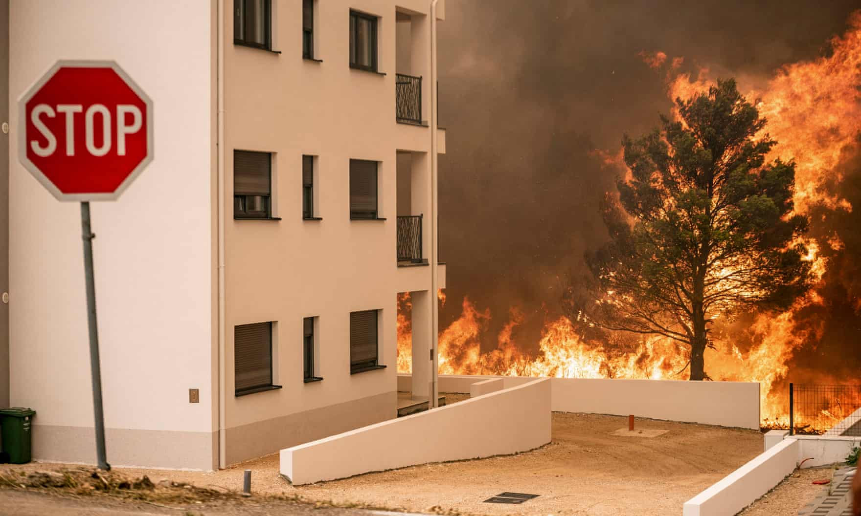 Mediterranean on fire as blazes spread across nine countries Mediterranean on fire as blazes spread across nine countries
