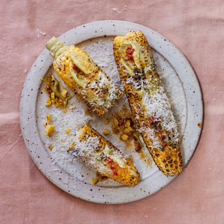 Marcus Samuelsson’s grilled street corn.