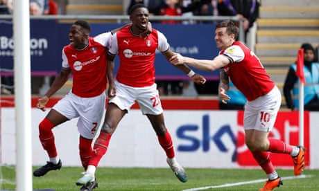 Rotherham stun 10-man Middlesbrough to secure Championship survival