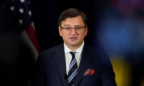 Ukraine’s foreign minister Dmytro Kuleba in Washington on Tuesday.