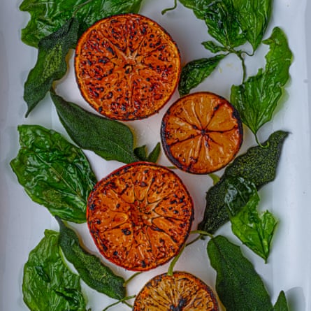 Fried herbs and citrus 12 Rules of Christmas Observer Food Monthly OFM December 2022