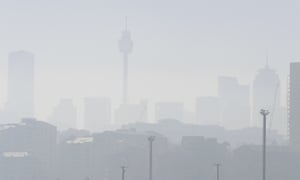 Sydney covered in smoke haze