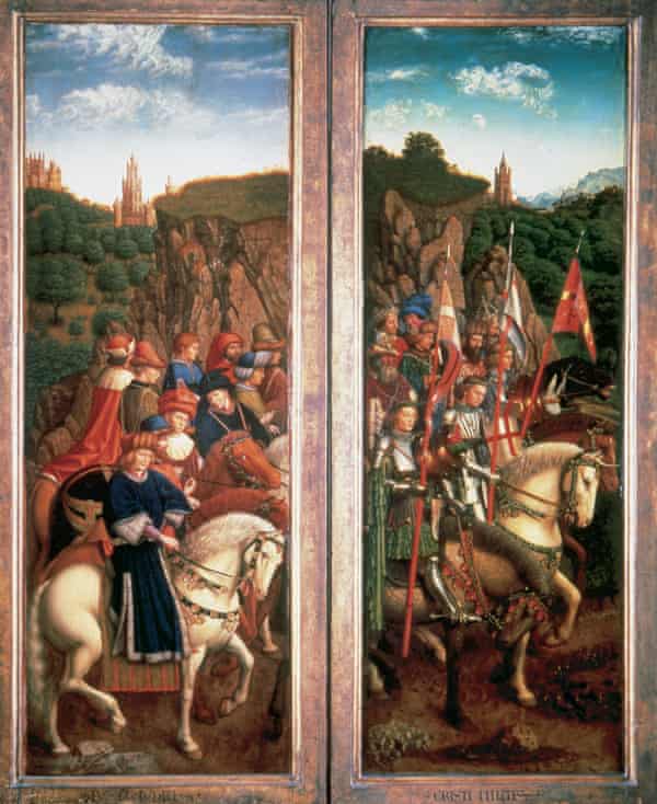 L'Adorazione dell'Agnello Mistico di Jan van Eyck.