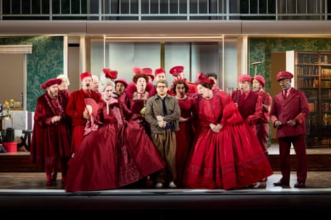 Behind the scenes during a rehearsal of Rossini’s Cinderella (La Cenerentola). A new production by English National Opera at the Coliseum, London