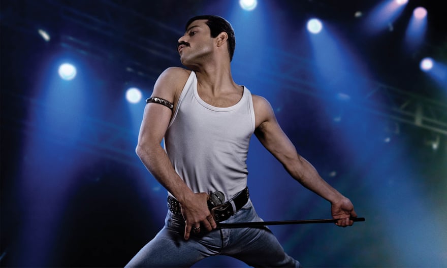 No interest in ambiguity … Rami Malek as Freddie Mercury in Bohemian Rhapsody.