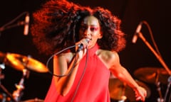 Solange Knowles performs during FYF Fest in 2015.