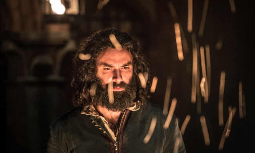 Aidan Turner as Leonardo.